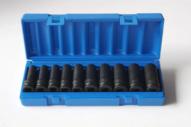 1/2'' Dr. Metric Action Impact Deep Socket Set - 605221003 1