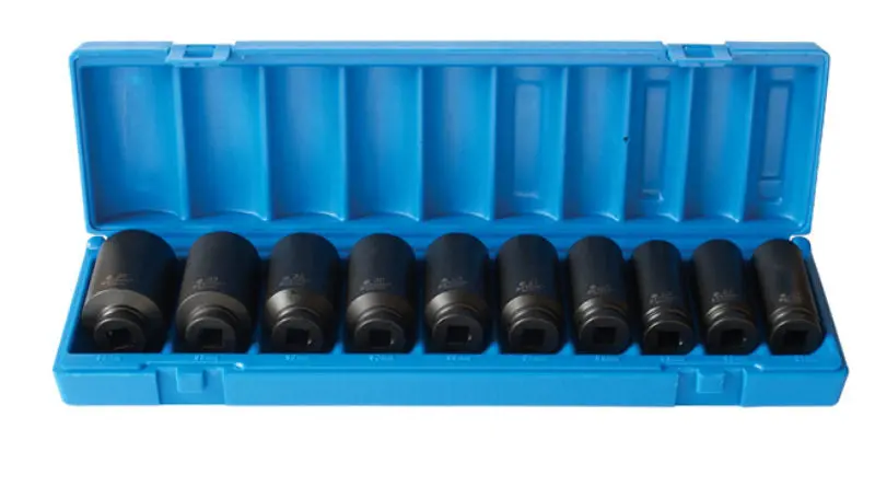 1/2'' Dr. Metric Action Impact Deep Socket Set - 69523105   21Mm-36Mm 1
