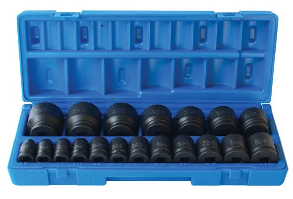 1/2'' Dr. Sae Action Impact Std Socket Set - 600201901 1