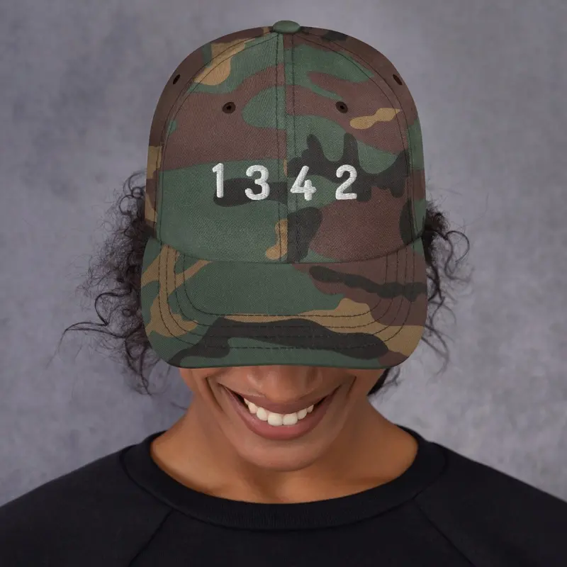1342 Firing Pattern Dad Hat 4