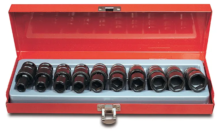 3/8 Dr. Metric Action Universal Impact Socket Set - 69511102 1