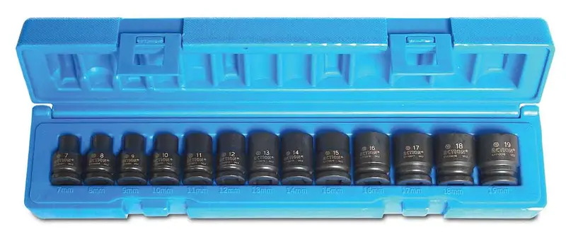 3/8Dr. Std Impact 13Pce Metric S/Set - Action 611101301 1