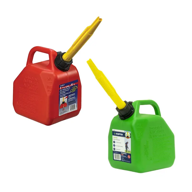 5L Fuel Can - Red And Green 1