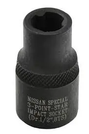 8Ts Female 3 Point Star Impact Socket    E1223 1