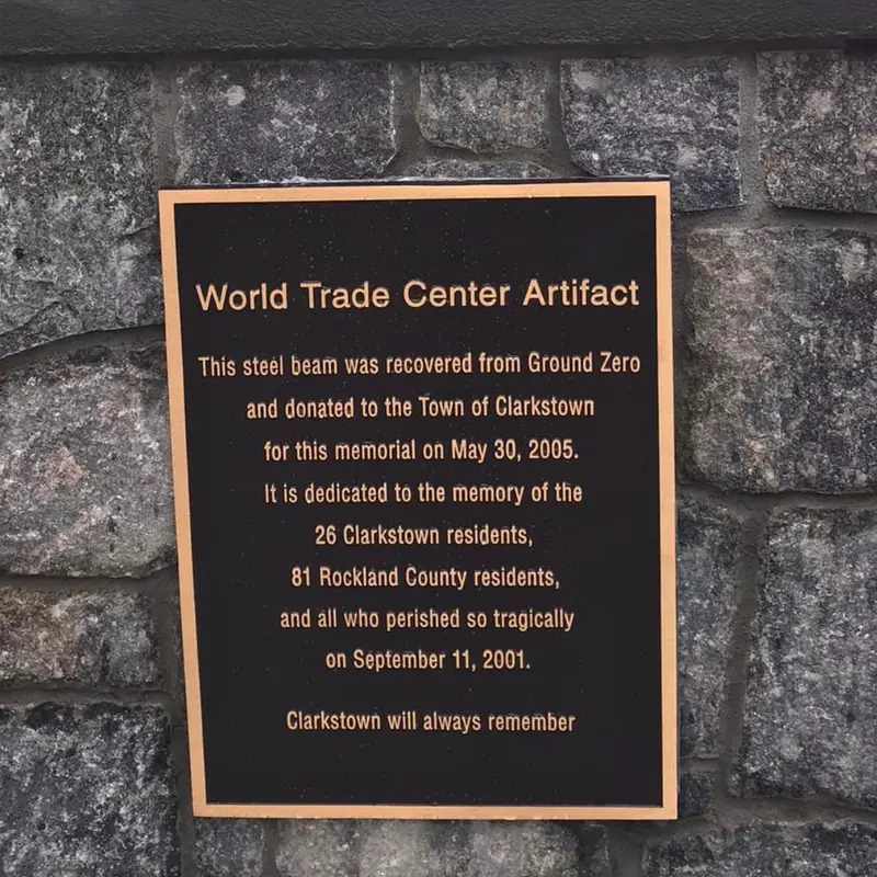9/11 Bronze Memorial Plaque 1