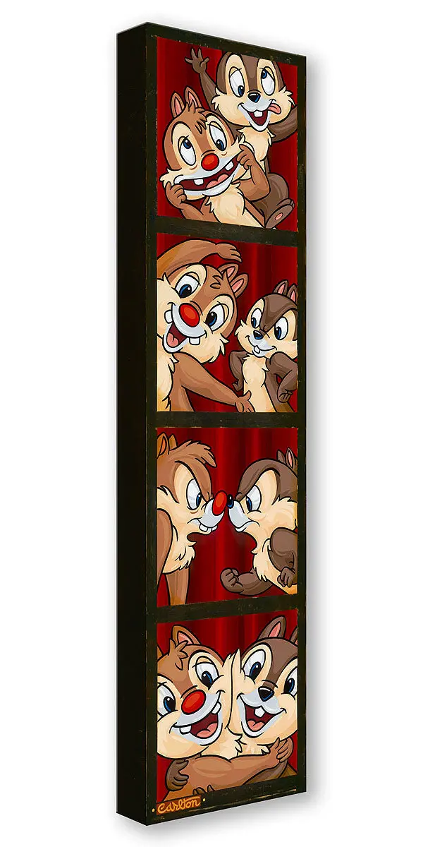 A Couple Of Nutty Chipmunks - Treasure On Canvas 1