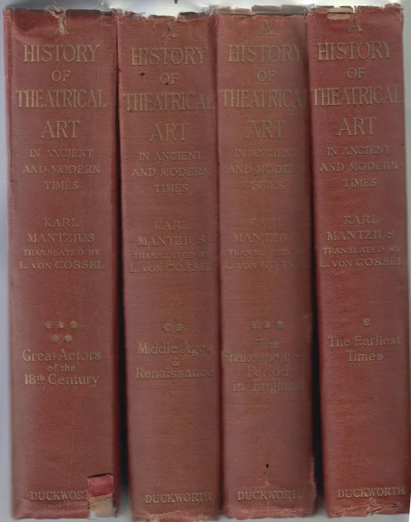 A History Of Theatrical Art, Vol. I, Ii, Iii, And V (Broken Set) 1