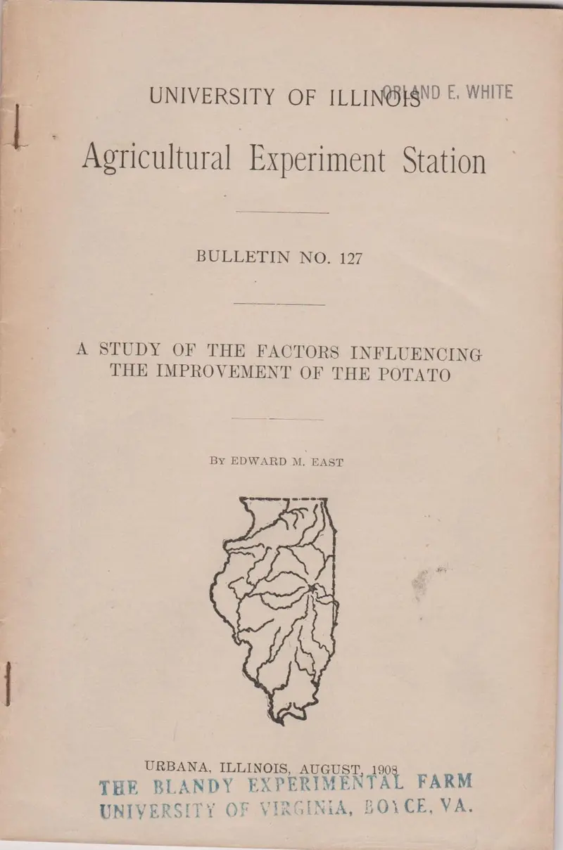 A Study Of The Factors Influencing The Improvement Of The Potato 1
