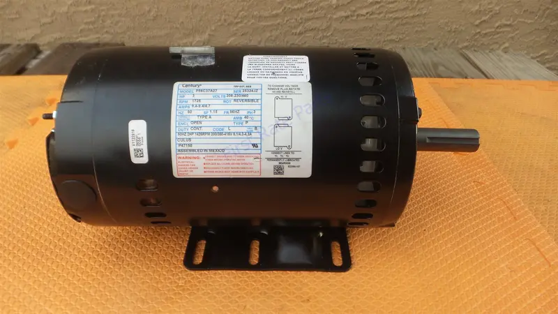 Aaon P47150 Blower Motor Century P56c37a27 3Hp 3Ph 230V 460V 1725 Rpm 1
