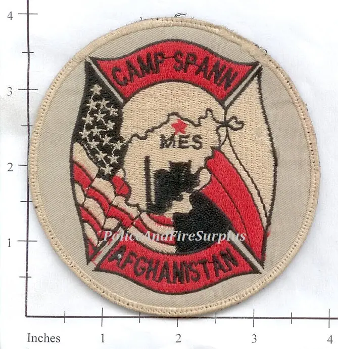 Afghanistan - Mazar-E-Sharif Camp Spann Fire Dept Patch 1