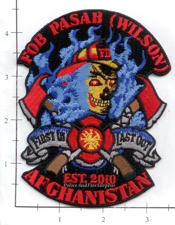 Afghanistan - Pasab Fob Wilson Fire Dept Patch 1
