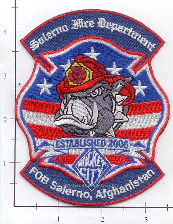 Afghanistan - Salerno Fob Fire Dept Patch V1 1