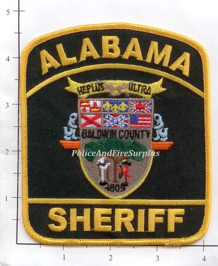 Alabama - Alabama Sheriffs Baldwin County Police Dept Patch V1 1