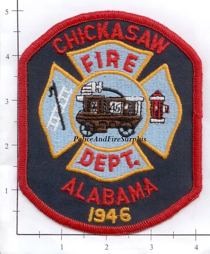 Alabama - Chicksaw Fire Dept Patch 1