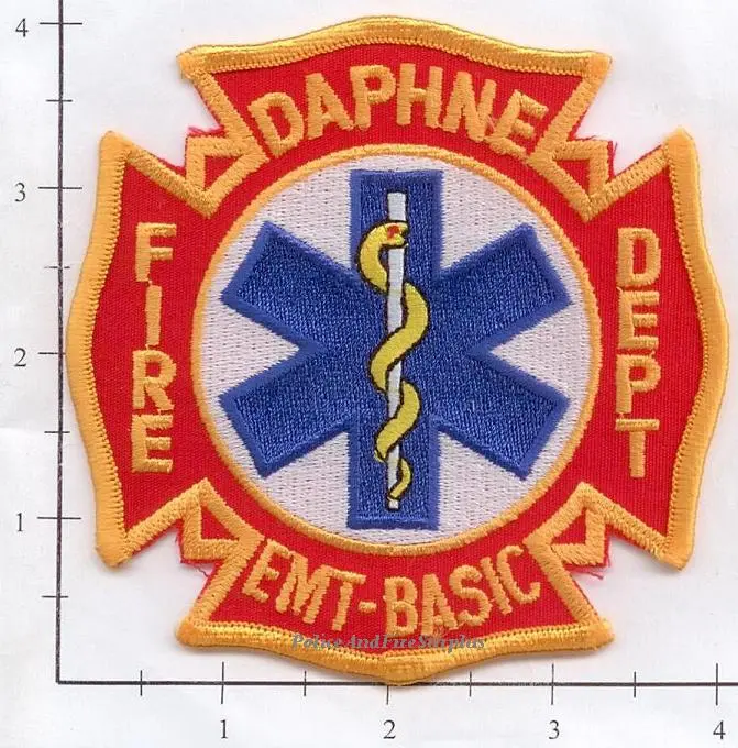 Alabama - Daphne Emt Basic Fire Dept Patch V1 1