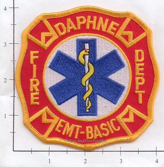 Alabama - Daphne Emt Basic Fire Dept Patch V2 1