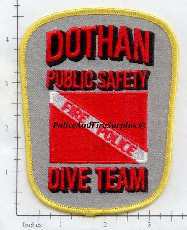 Alabama - Dothan Public Safety Fire Police Dive Team Patch 1