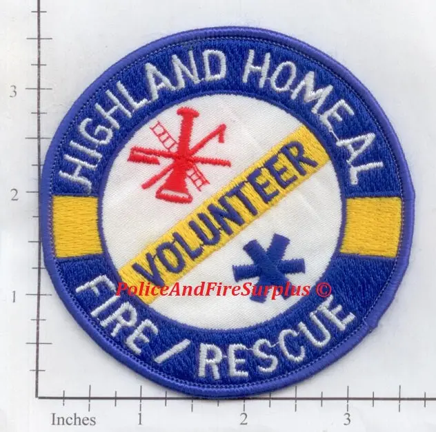 Alabama - Highland Home Volunteer Fire Rescue Patch 1