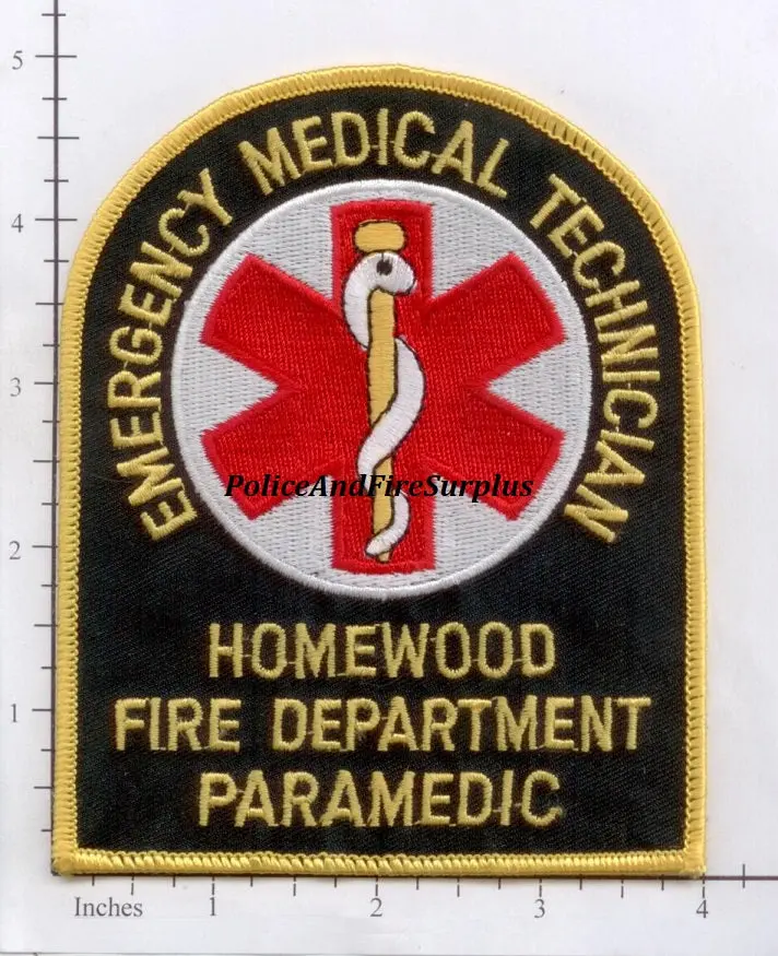 Alabama - Homewood Emergency Medical Technician Paramedic Fire Dept Patch 1
