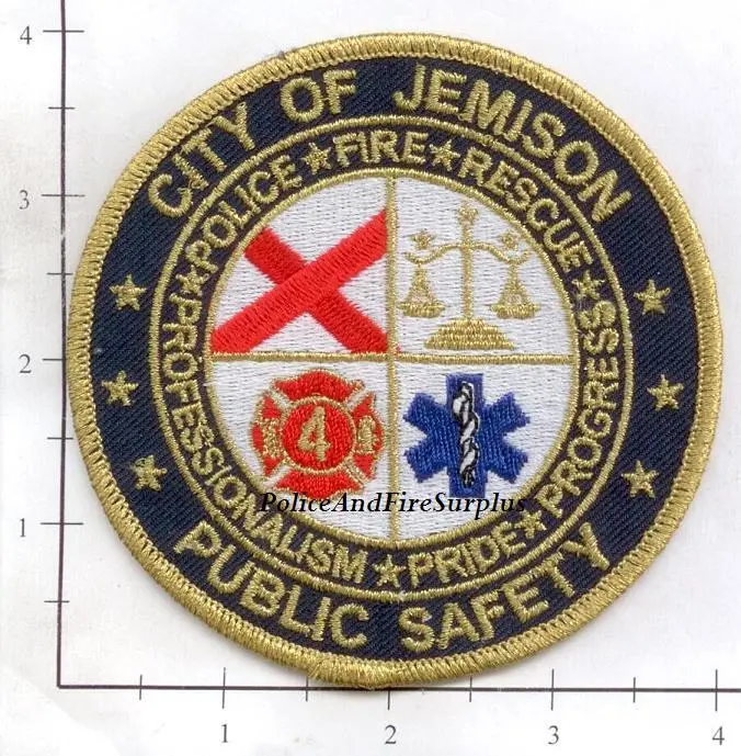 Alabama - Jennison Public Safety Patch Fire Ems Police 1