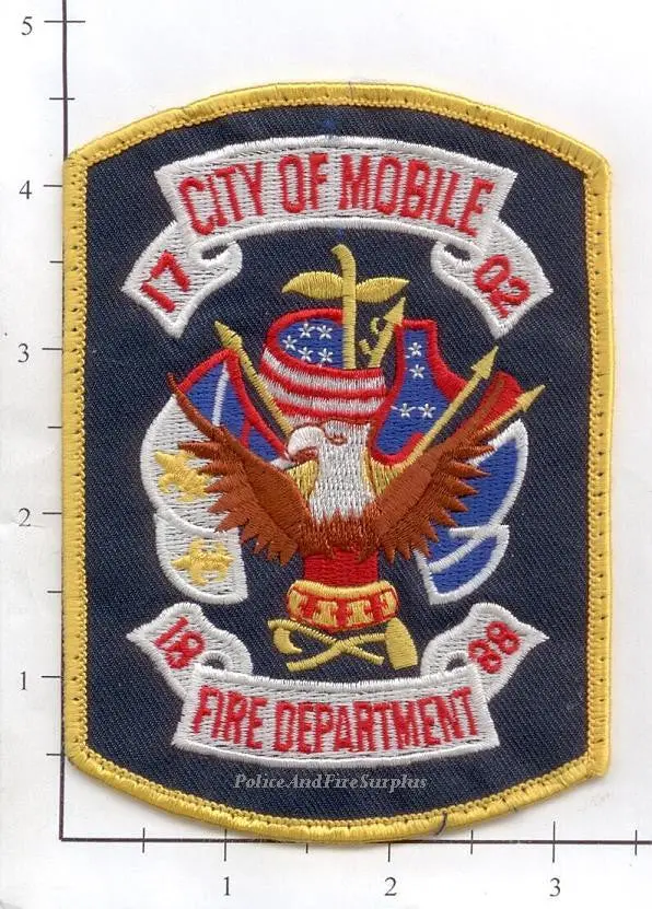 Alabama - Mobile Fire Dept Patch Used 1