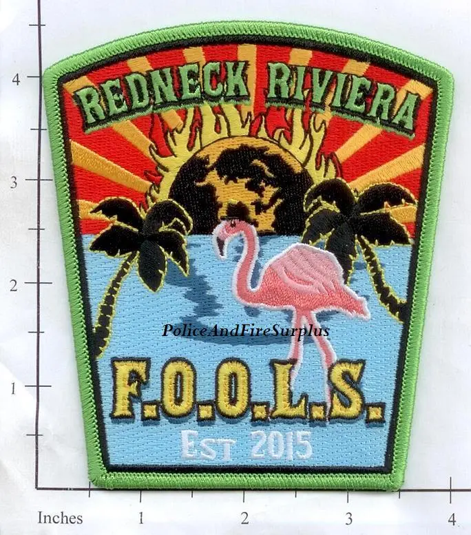 Alabama - Redneck Fools Fire Dept Patch V1 1