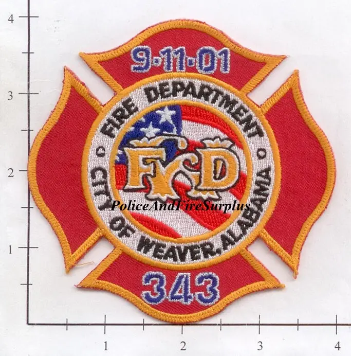Alabama - Weaver Fire Dept Patch 1