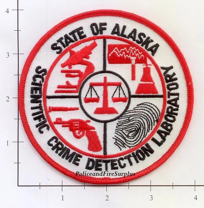 Alaska - Alaska Scientific Crime Detection Laboratory Police Dept Patch 1