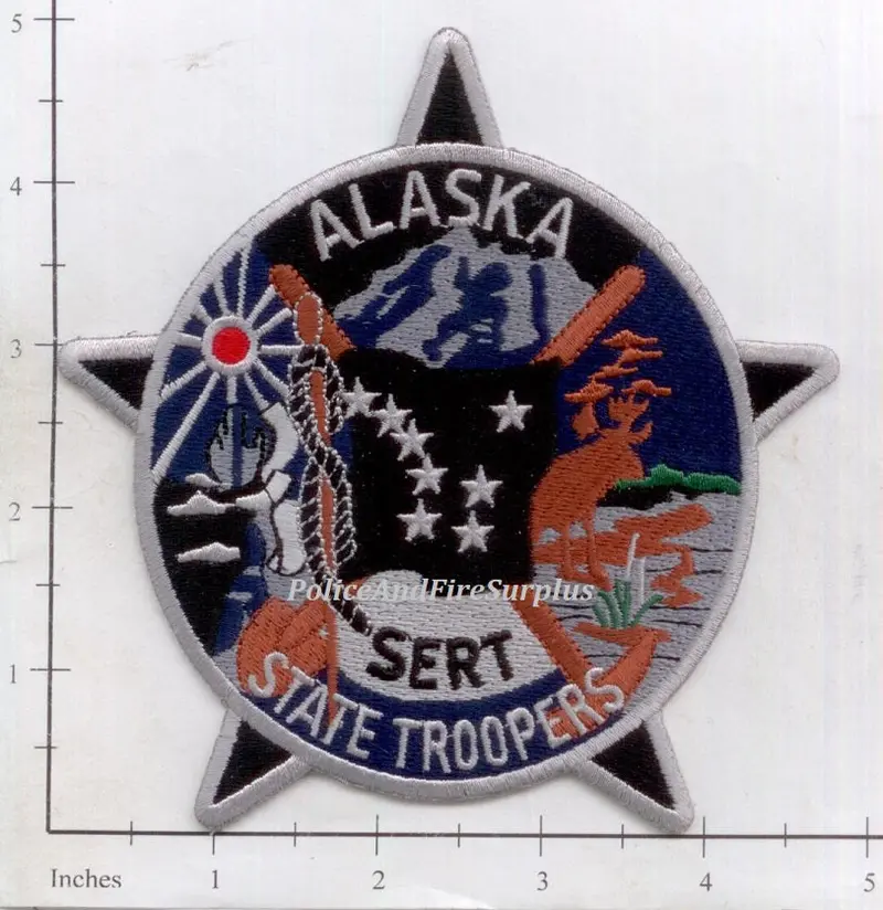 Alaska - Alaska State Trooper Police Patch Special Emergency Response Team 1