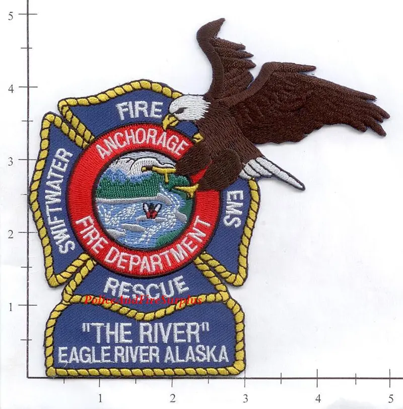 Alaska - Anchorage Fire Dept - Eagle River Fire Rescue Patch V1 1