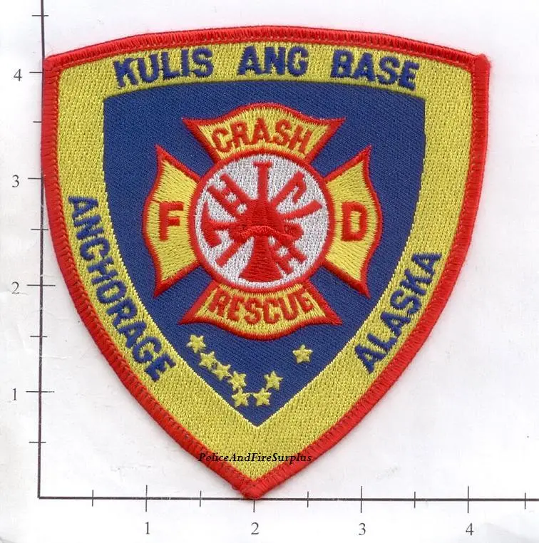 Alaska - Anchorage Kulis Air National Guard Fire Dept Patch 1