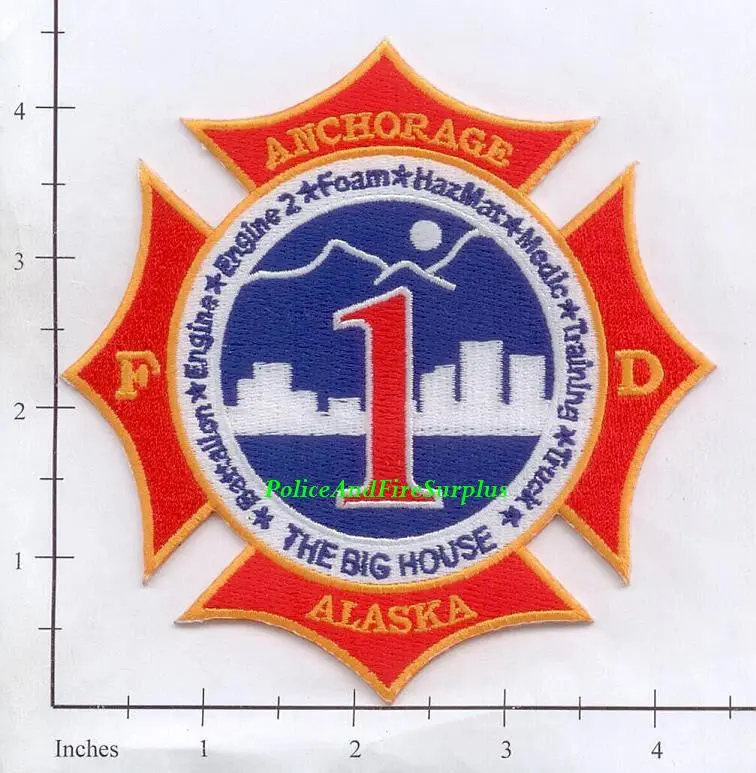 Alaska - Anchorage Station  1 Fire Dept Patch V2 1