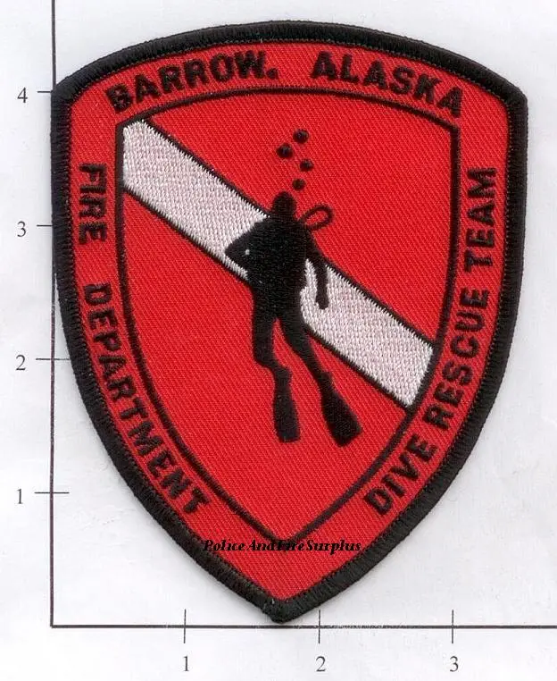 Alaska - Barrow Dive Rescue Team Fire Dept Patch 1