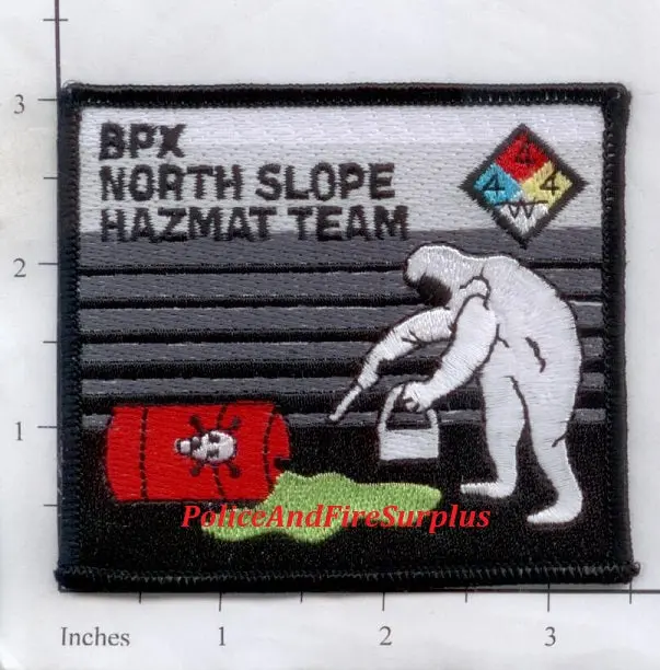 Alaska - Bpx North Slope Haz Mat Team Fire Dept Patch 1