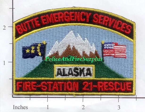 Alaska - Butte Emergency Services Fire Station 21 Fire Dept Patch 1