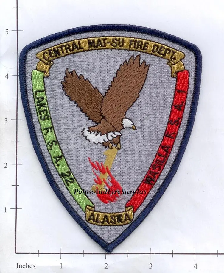 Alaska - Central Mat-Su Ak Fire Dept Patch, Lakes Fsa, Wasilla Fsa 1