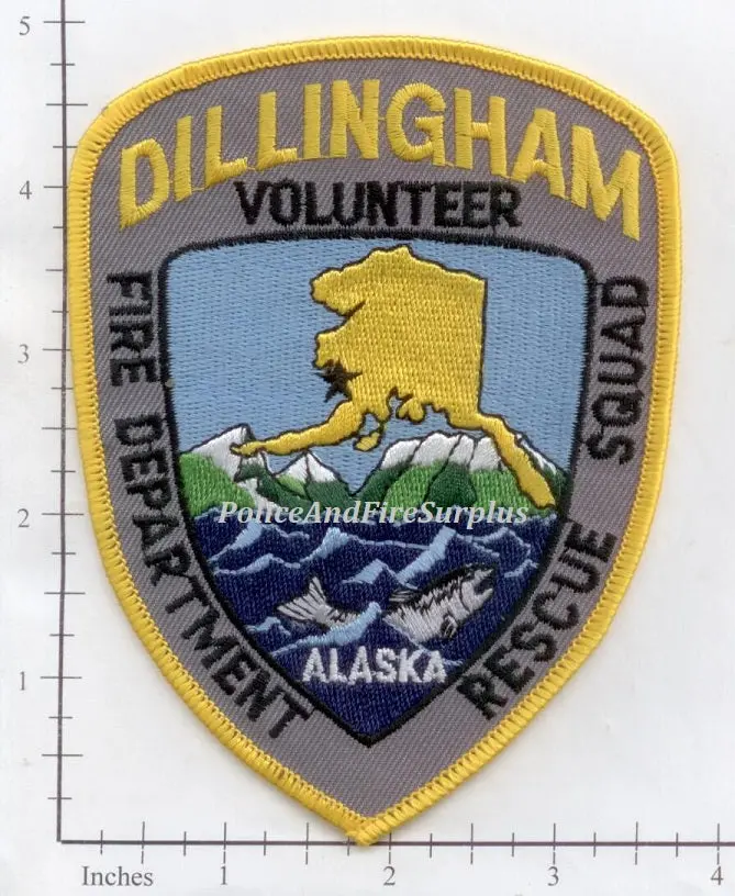 Alaska - Dillingham Volunteer Fire Dept Rescue Squad Patch V1 1