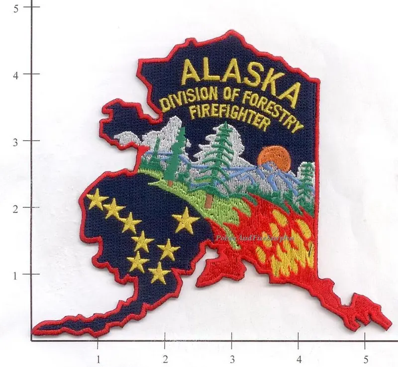 Alaska - Division Of Forestry Fire Dept Patch 1