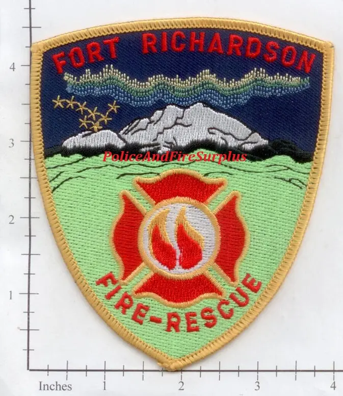 Alaska - Fort Richardson Fire Rescue Patch 1