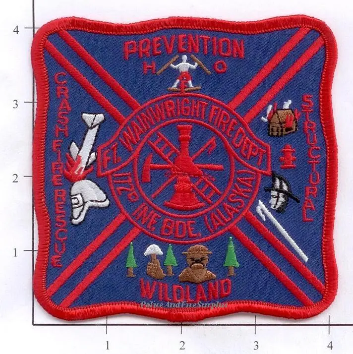 Alaska - Fort Wainwright 172Nd Infantry Brigade Fire Dept Patch 1