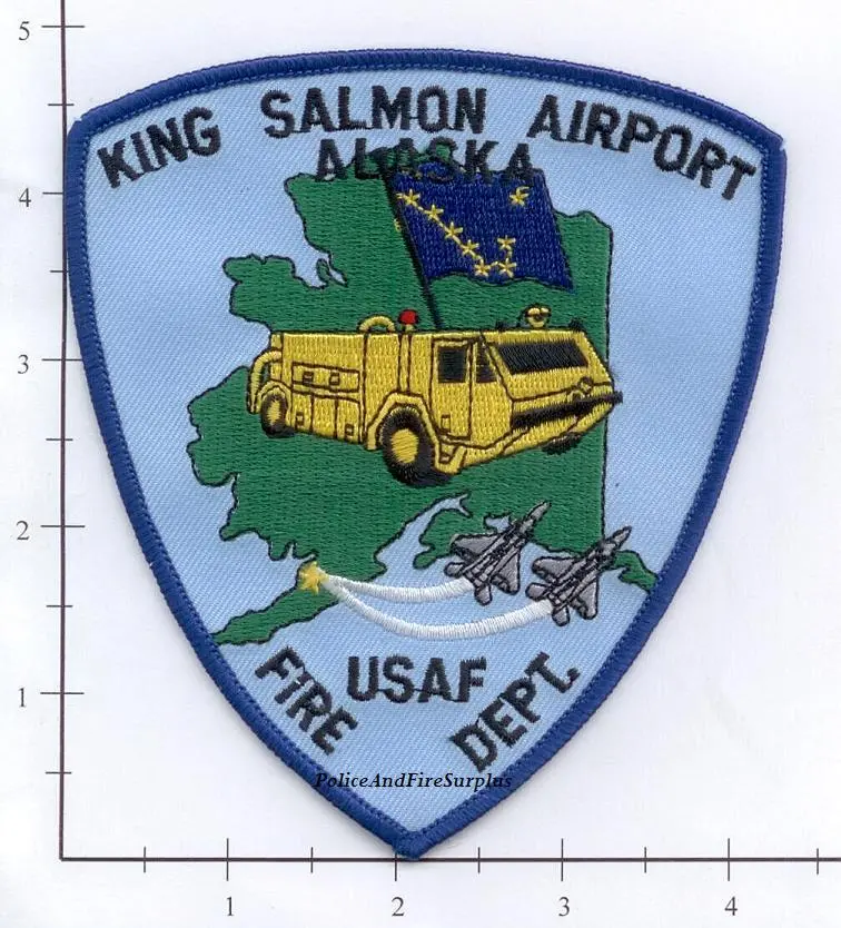 Alaska - King Salmon Usaf Airport Fire Dept Patch 1