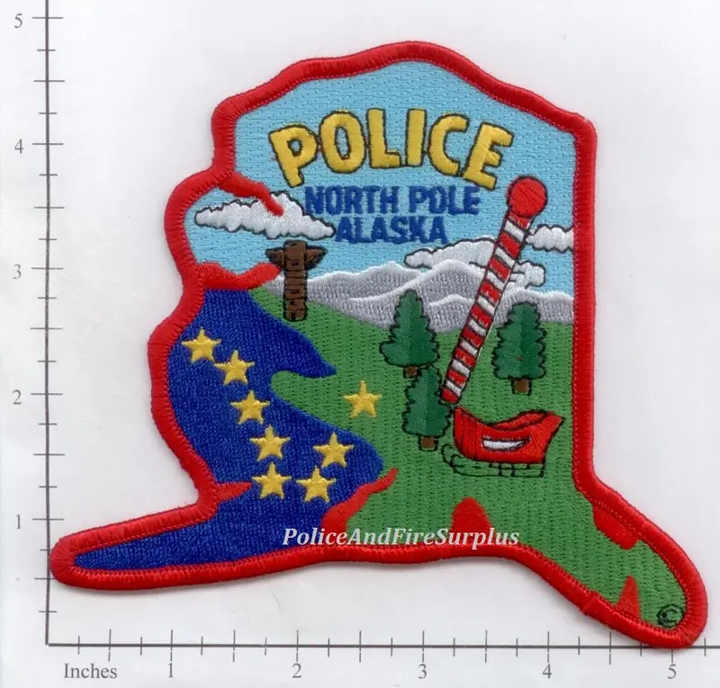 Alaska - North Pole Police Dept Patch V2 1
