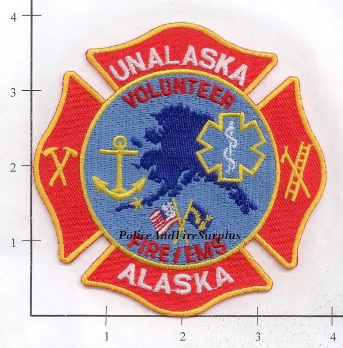 Alaska - Unalaska Volunteer Fire & Ems Fire Dept Patch 1