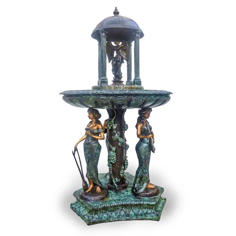 Angel Harmony Bronze Fountain 1