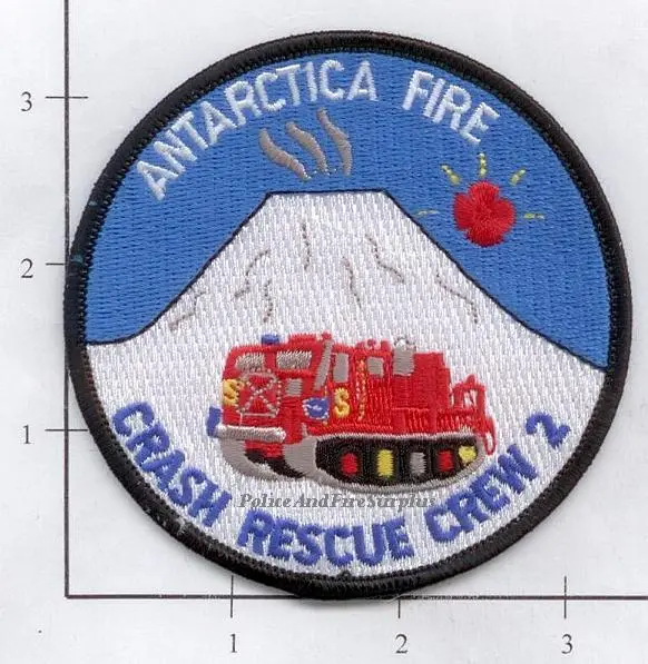 Antarctica - Crash Fire Rescue Crew 2 Fire Dept Patch 1