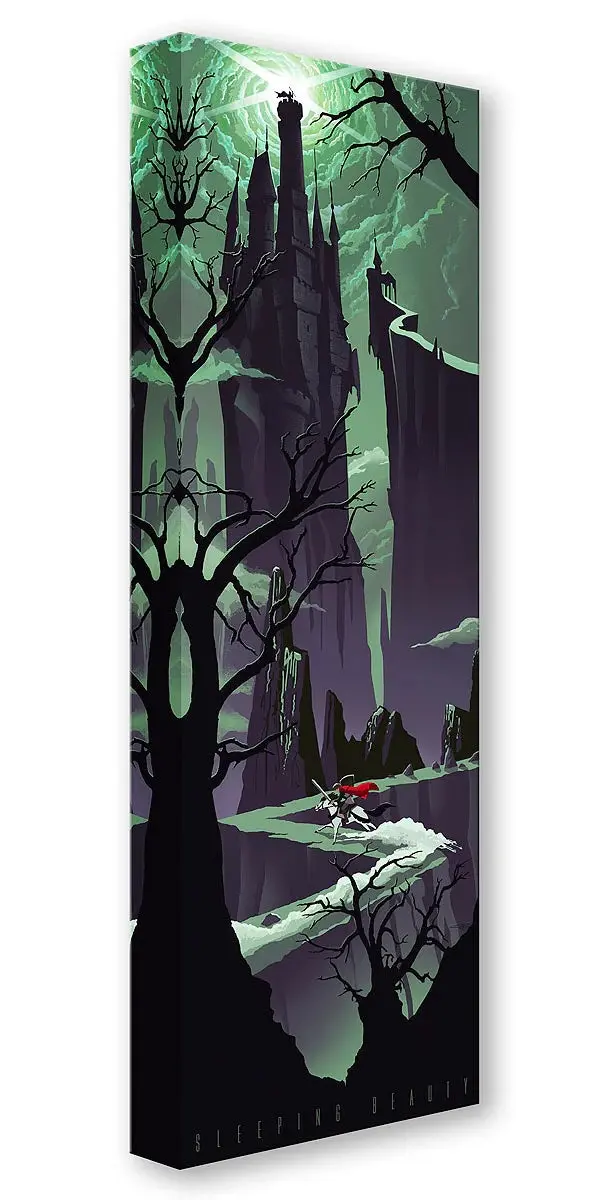 Approaching Maleficent's Castle - Treasure On Canvas 1