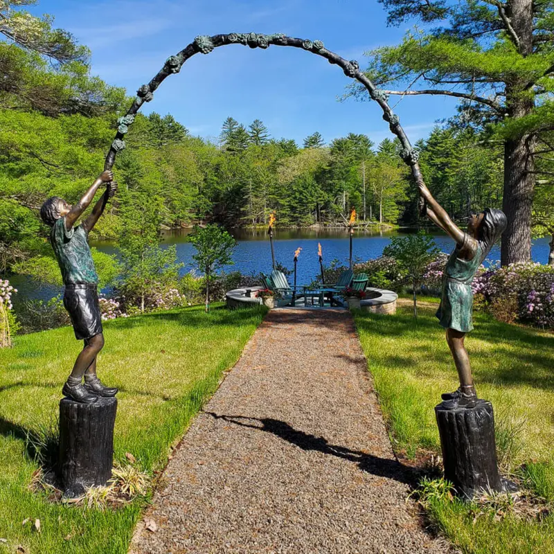 Arbor Children Bronze Statue 1