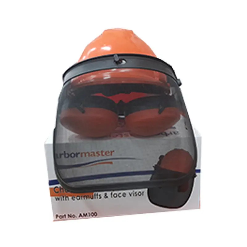 Arbormaster Am100 Chainsaw Safety Helmet Kit - Great Value Chainsaw Safety Helmet With Earmuffs And Face Visor! 1