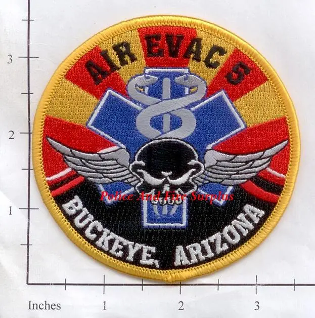Arizona - Buckeye Air Evac 5 Fire Dept Patch 1