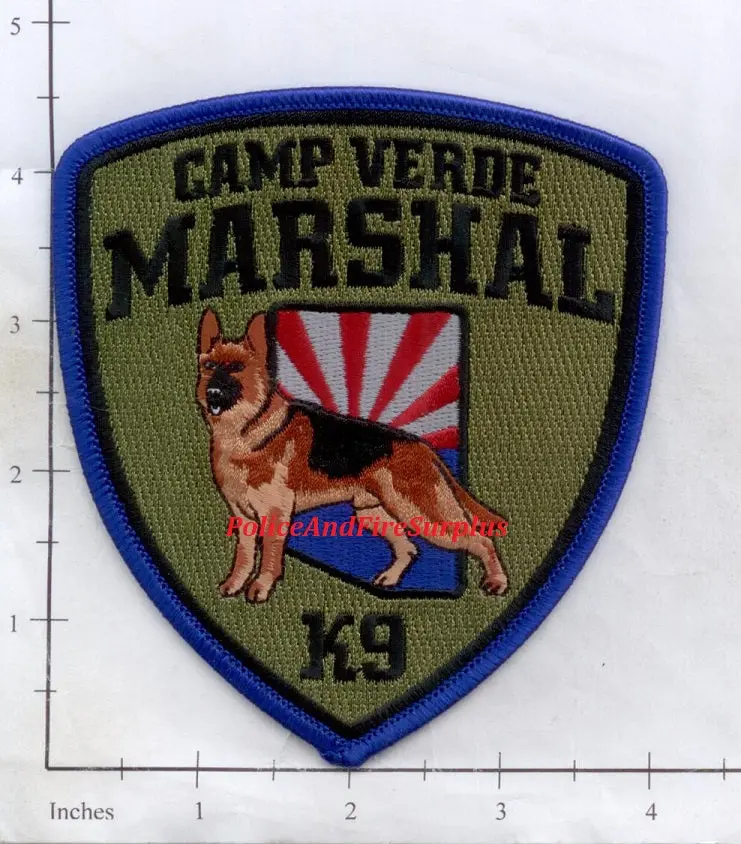 Arizona - Camp Verde K-9 Marshall Police Dept Patch 1